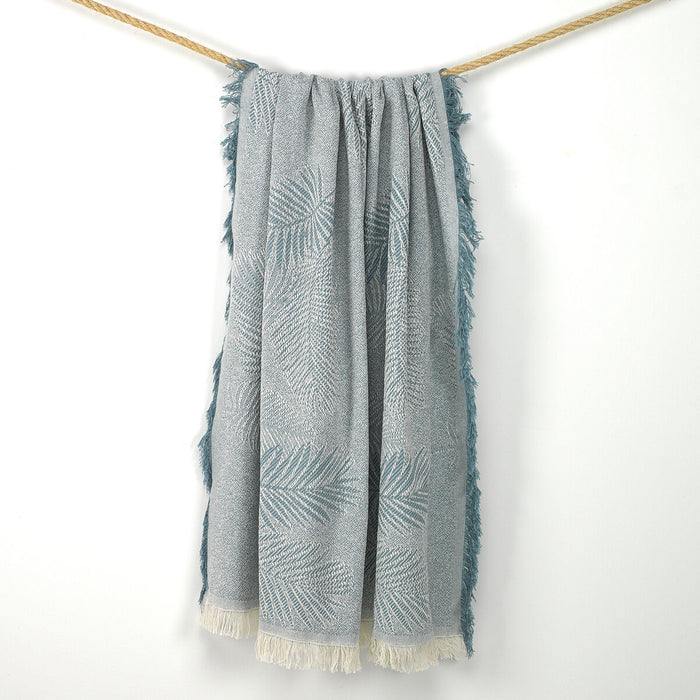 Alexandra House Living Palma Light Green Blanket 125 x 180 cm