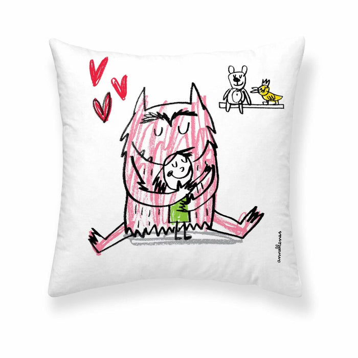 Decolores Amor cushion cover 50 x 50 cm Spanish cotton