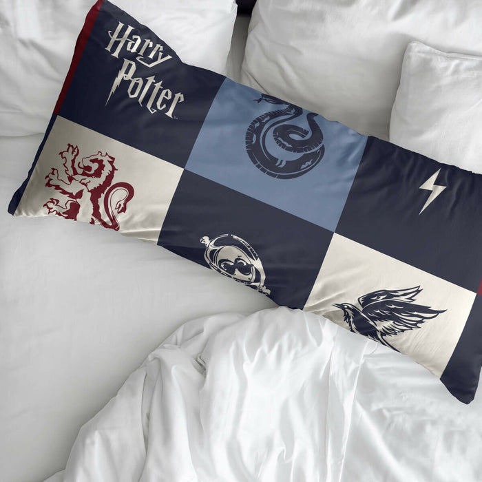 Harry Potter Hogwarts Pillowcase Multicolor 45 x 110 cm