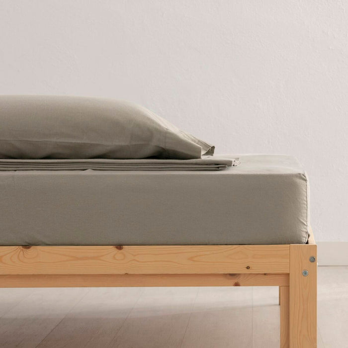 SG Hogar Taupe Sheet Set for 90 cm Bed 160 x 270 cm