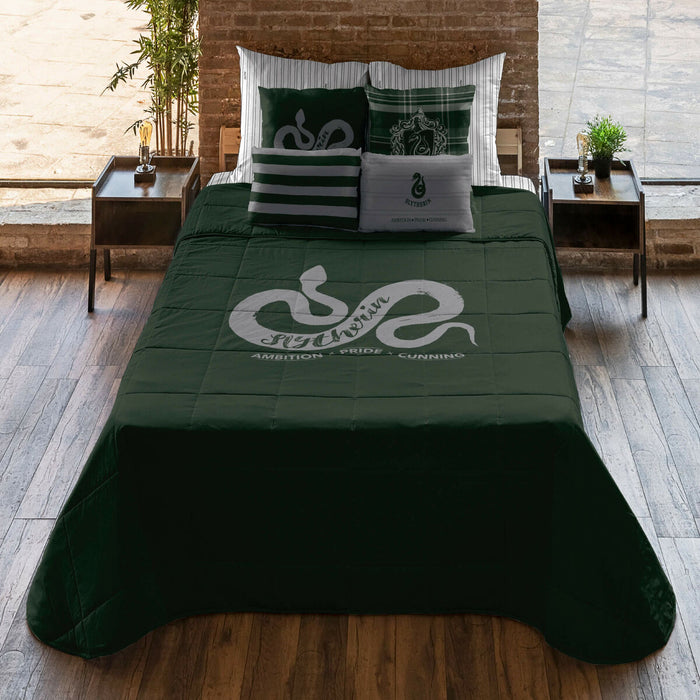 Harry Potter Slytherin Duvet Multicolor 250 g/m² 250 x 270 cm 250 x 4 x 270 cm Bed of 150