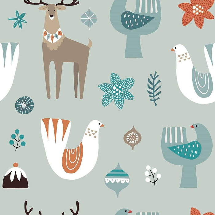 Belum Merry Christmas stain-resistant resin tablecloth 140 x 140 cm