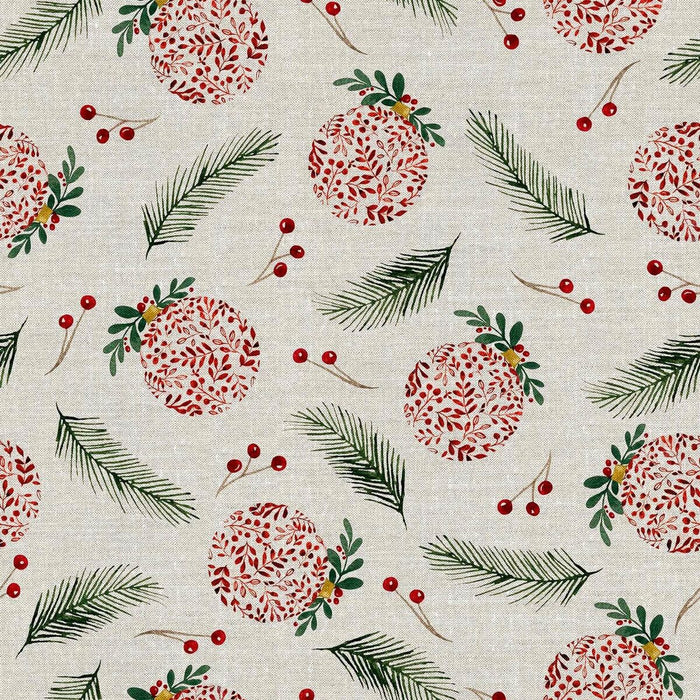 Belum Merry Christmas stain-resistant resin tablecloth 140 x 140 cm