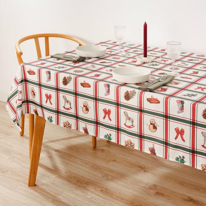 Belum Scottish Christmas stain-resistant resin tablecloth 250 x 140 cm