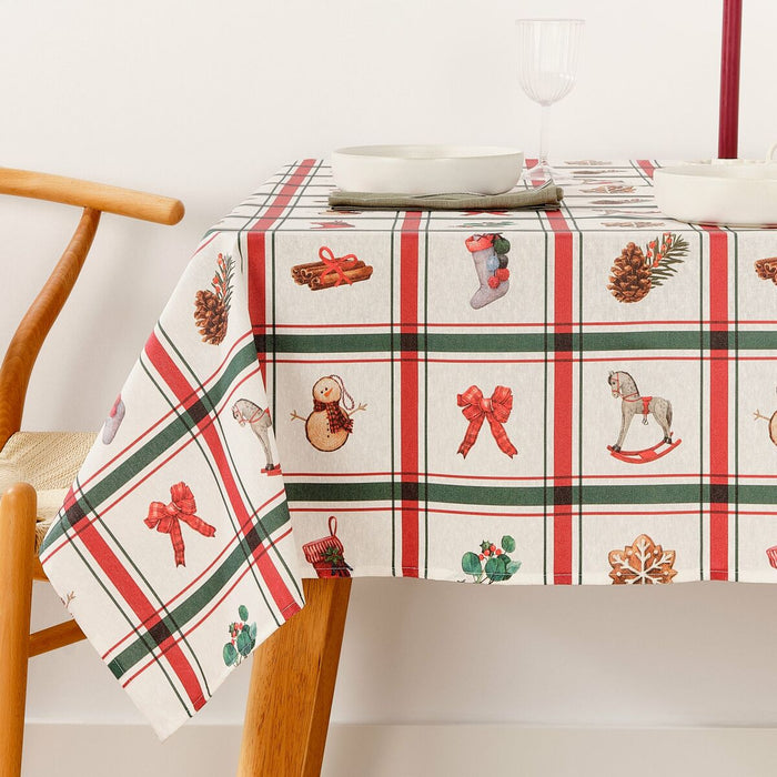 Belum Scottish Christmas stain-resistant resin tablecloth 300 x 140 cm
