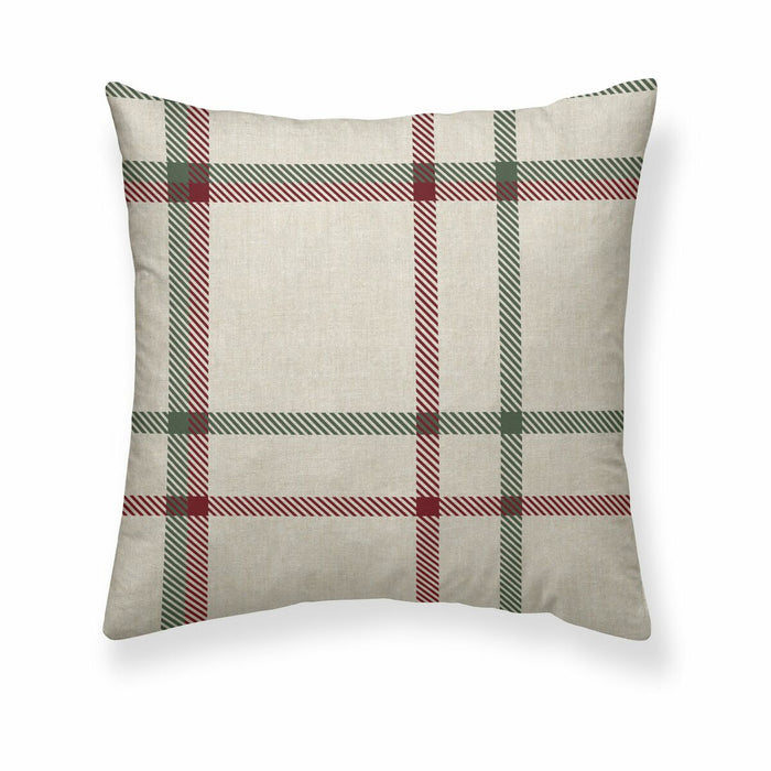 Belum Christmas Checkered Cushion Cover, Multicolor, 50 x 50 cm