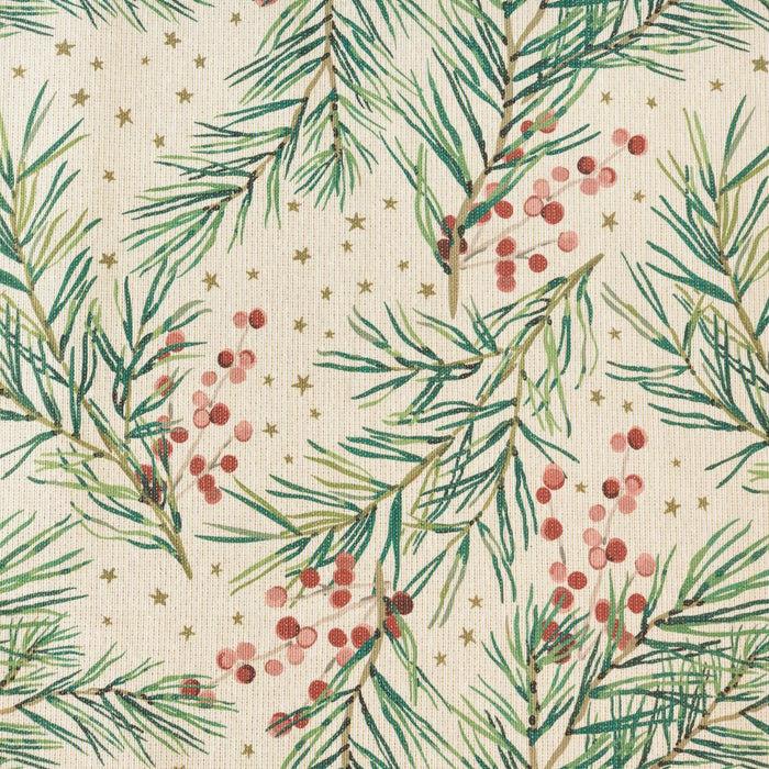 Mantel antimanchas Muaré Merry Christmas 155 x 155 cm