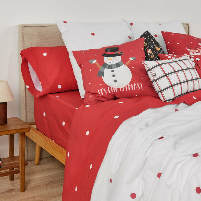 White Lapland Moiré Duvet Cover 260 x 240 cm Bed of 180