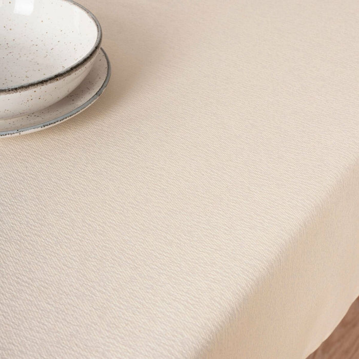 Belum Bacoli Warm White Stain-Resistant Tablecloth 100 x 80 cm