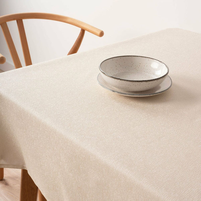 Belum Bacoli Warm White Stain-Resistant Tablecloth 100 x 80 cm