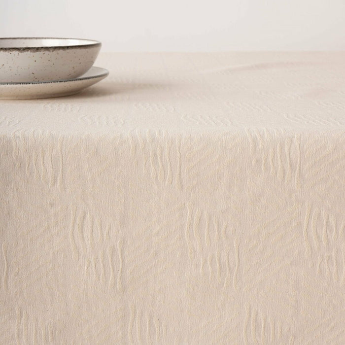 Belum Bacoli Warm White Stain-Resistant Tablecloth 100 x 80 cm