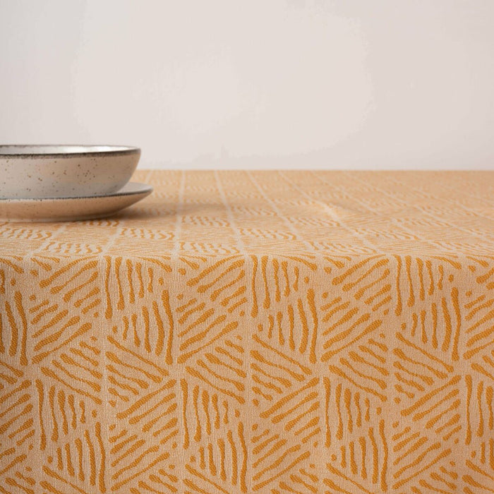 Belum Bacoli Gold Stain-Resistant Tablecloth 100 x 155 cm