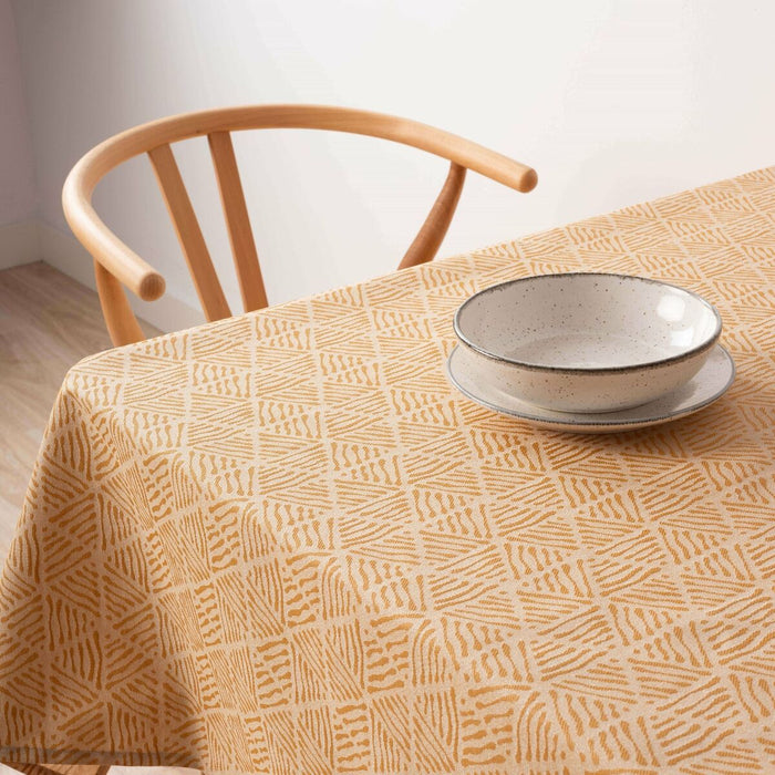 Belum Bacoli Gold Stain-Resistant Tablecloth 100 x 155 cm