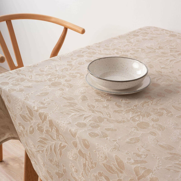 Belum Beige stain-resistant tablecloth 155 x 155 cm
