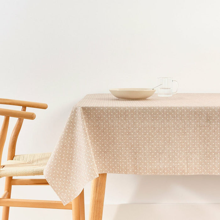 Belum Plumeti White Stain-Resistant Tablecloth 100 x 80 cm