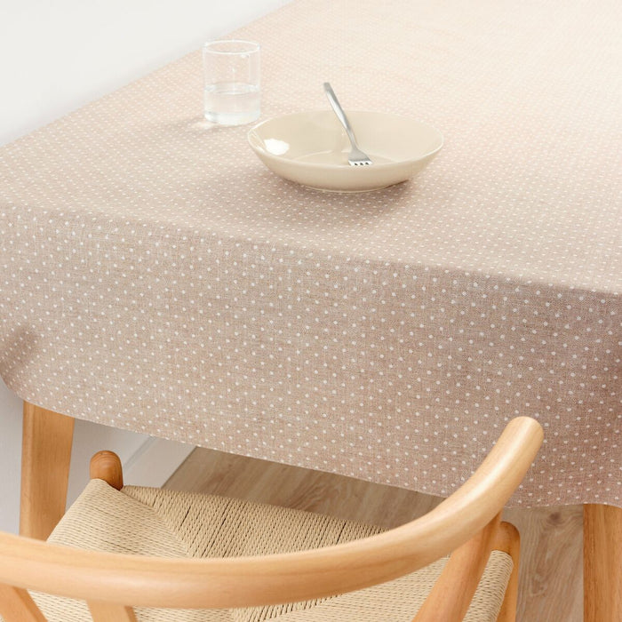 Belum Plumeti White Stain-Resistant Tablecloth 100 x 80 cm