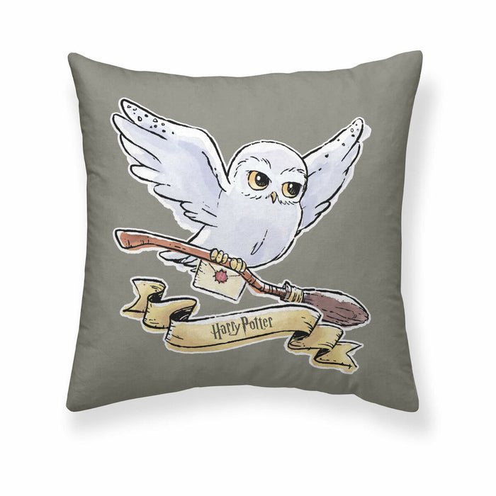 Harry Potter Hedwig Grey Cushion Cover 50 x 50 cm