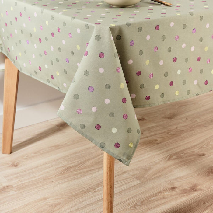 Belum Tablecloth 0120-356 Green 100 x 155 cm Polka Dots