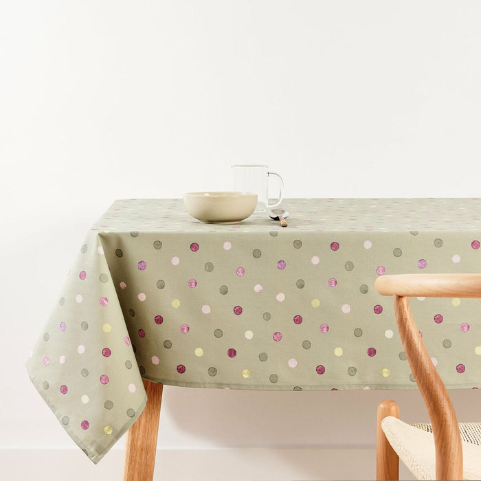 Belum Green Tablecloth 155 x 155 cm Polka Dots