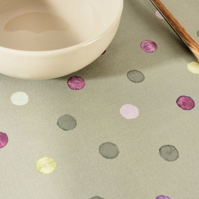 Belum Green Tablecloth 155 x 155 cm Polka Dots