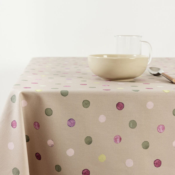 Belum Brown Tablecloth 155 x 155 cm Polka Dots