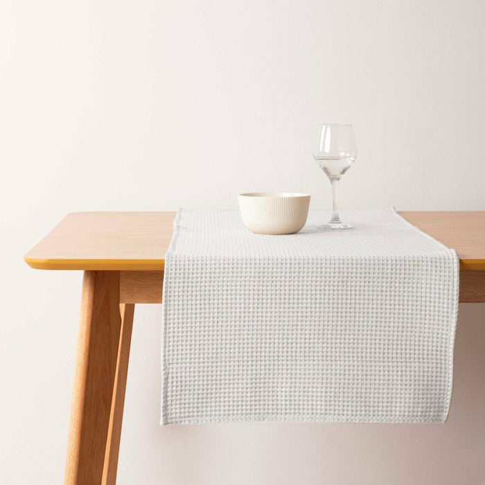 Belum Waffle Natural Cream Table Runner 45 x 140 cm