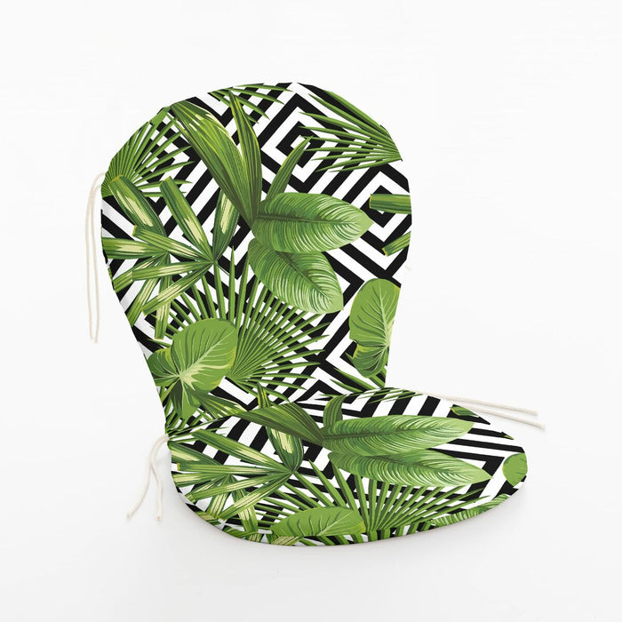 Cojín para sillas Belum 0318-81 48 x 5 x 90 cm Hoja de planta
