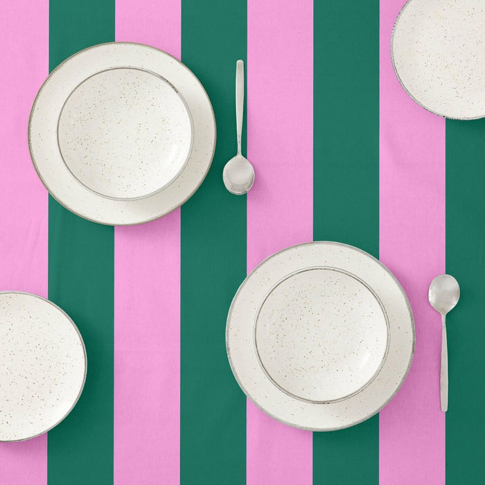 Belum Pink Tablecloth 300 x 155 cm Stripes