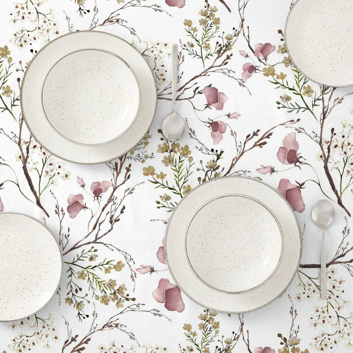 Belum stain-resistant tablecloth 0120-342 200 x 140 cm Flowers