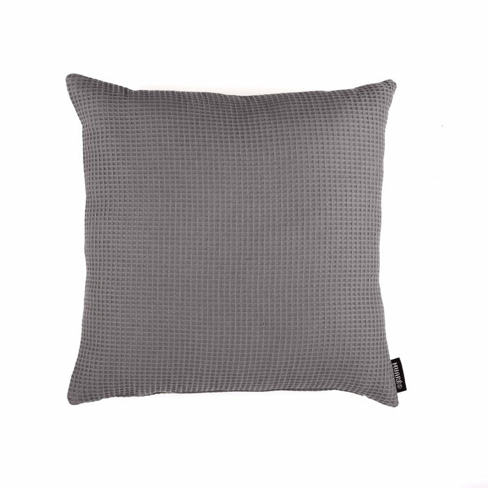Belum Waffle Grey Cushion Cover 50 x 50 cm