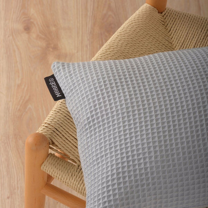 Belum Waffle Grey Cushion Cover 50 x 50 cm