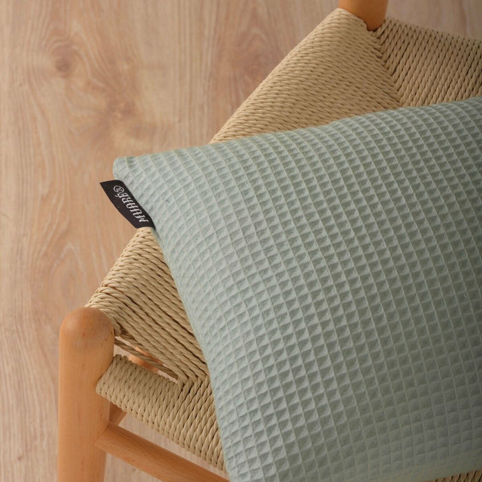 Belum Waffle Green Cushion Cover 30 x 50 cm