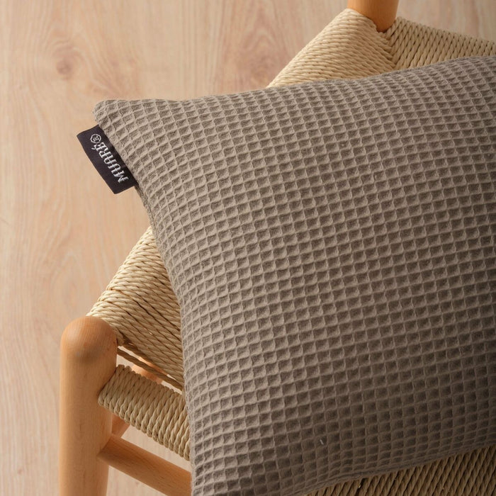 Belum Waffle Walnut Cushion Cover 50 x 50 cm