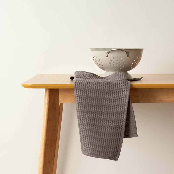 Belum Waffle Kitchen Towel Dark Brown 45 x 70 cm