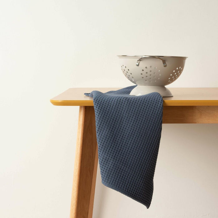 Belum Waffle Blue Kitchen Towel 45 x 70 cm