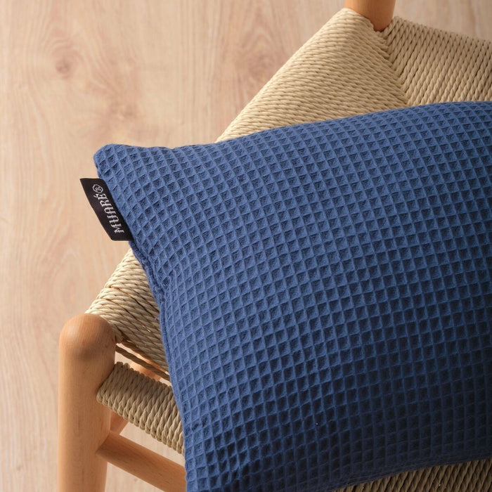 Belum Waffle Blue Cushion Cover 30 x 50 cm