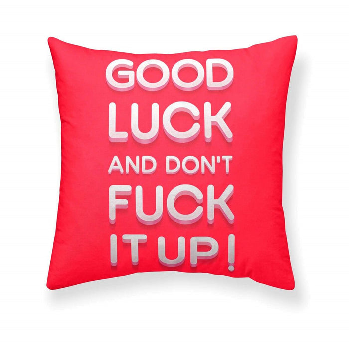 Belum Cushion Cover Good Luck and don't f*ck it up! Multicolor 50 x 50 cm