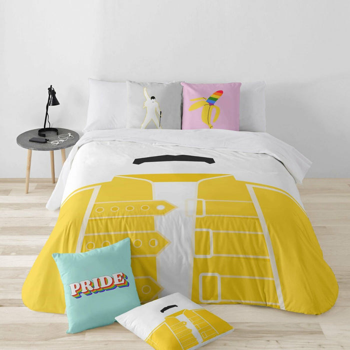 Duvet Cover Decolores Pride 68 Yellow 240 x 220 cm