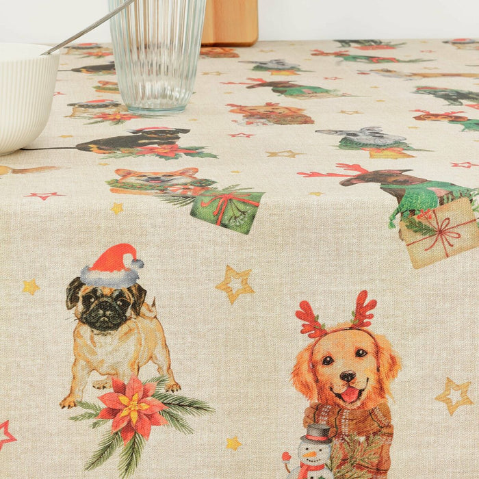 Belum Christmas stain-resistant resin tablecloth 200 x 140 cm