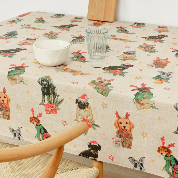 Belum Christmas stain-resistant resin tablecloth 200 x 140 cm