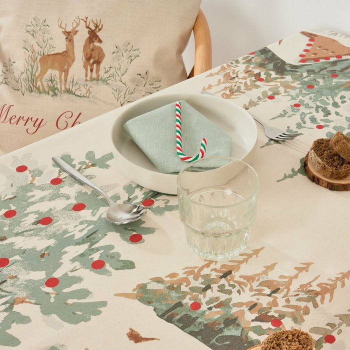 Belum Christmas Deer stain-resistant resin tablecloth 100 x 140 cm
