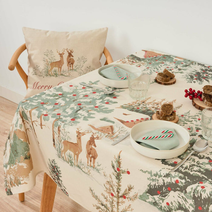Belum Christmas Deer stain-resistant resin tablecloth 250 x 140 cm