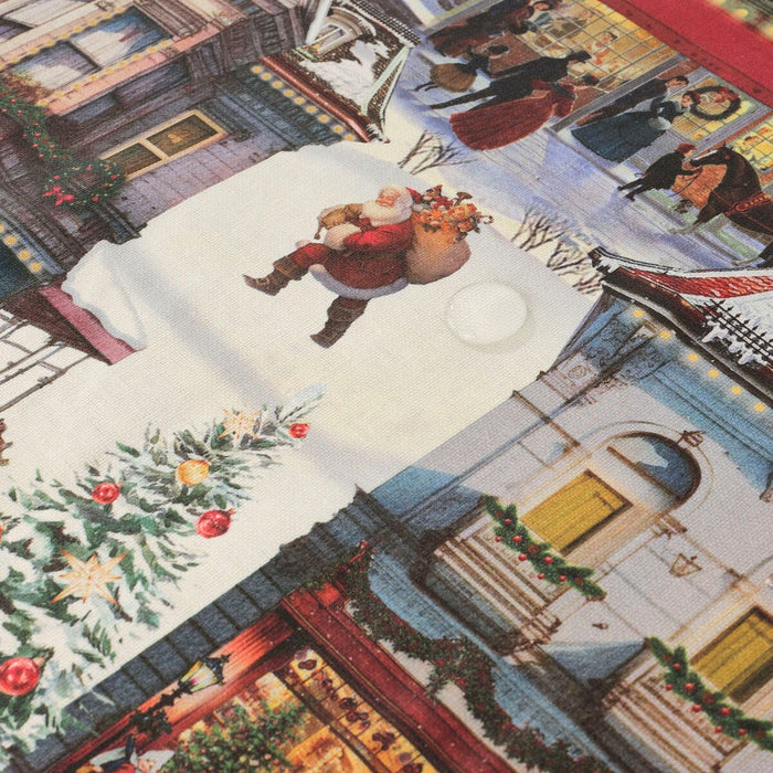 Belum Christmas City stain-resistant resin tablecloth 200 x 140 cm