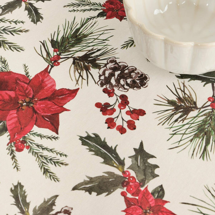 Belum Christmas Flowers stain-resistant resin tablecloth 250 x 140 cm