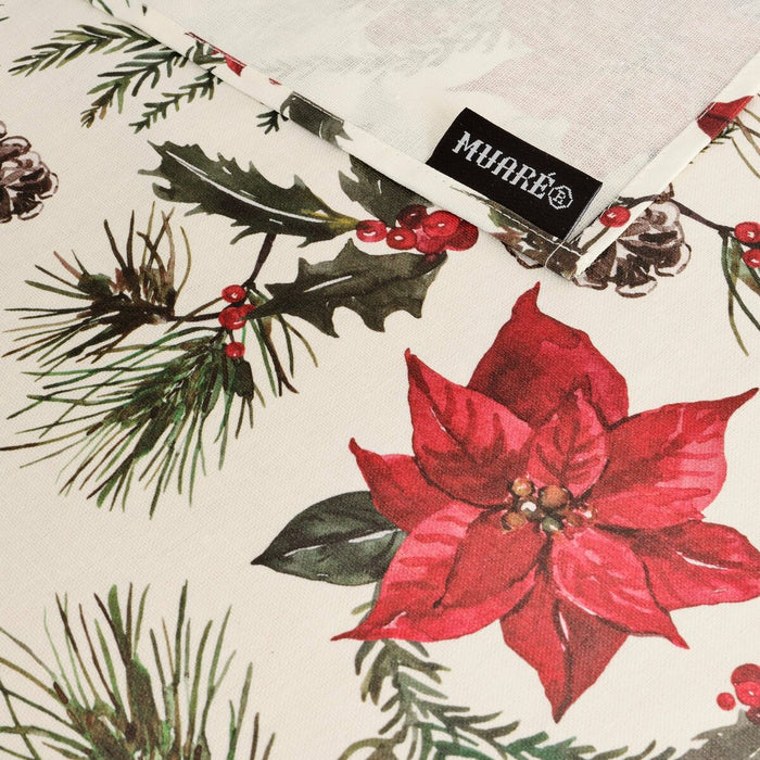 Resin stain-resistant tablecloth Belum Christmas Flowers 300 x 140 cm