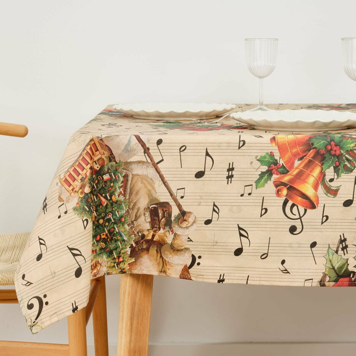 Resin stain-resistant tablecloth Belum Christmas Sheet Music 140 x 140 cm