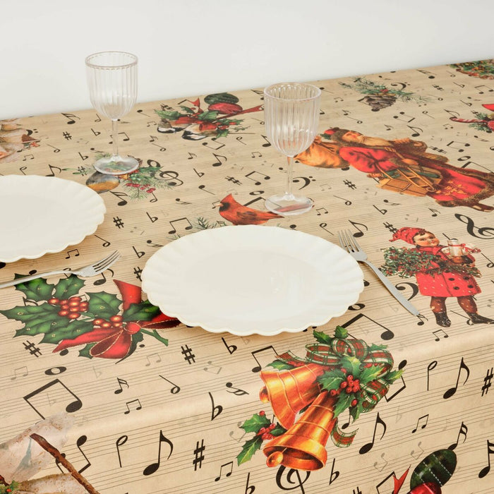 Resin stain-resistant tablecloth Belum Christmas Sheet Music 140 x 140 cm