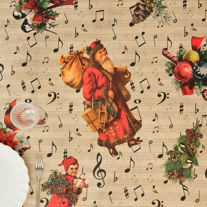 Resin stain-resistant tablecloth Belum Christmas Sheet Music 140 x 140 cm