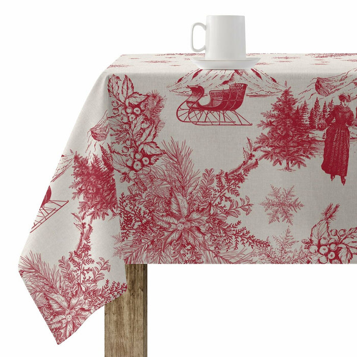 Resin stain-resistant tablecloth Belum Christmas Toile 100 x 140 cm
