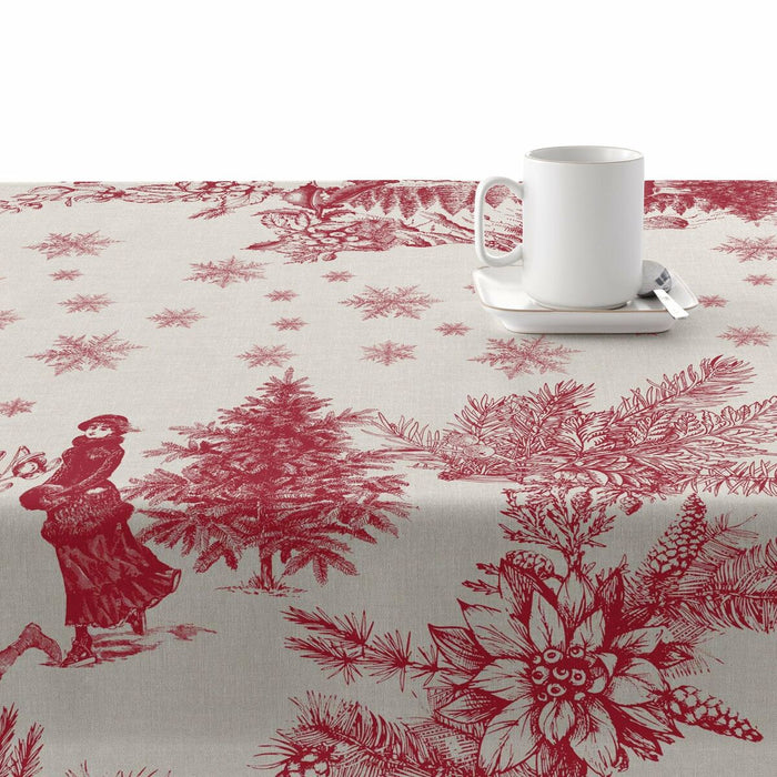 Belum Christmas Toile stain-resistant resin tablecloth 300 x 140 cm